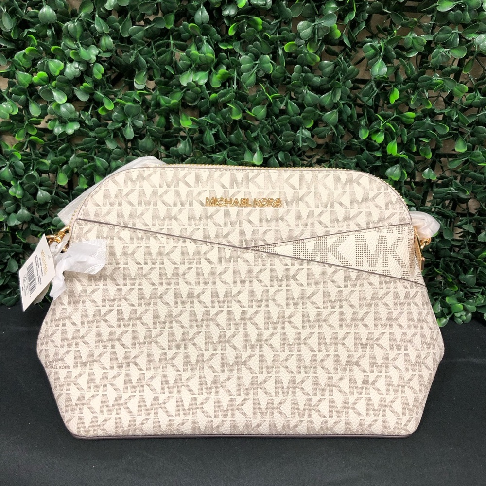 Michael KORS Jet Set Travel Medium Dome Crossbody Bag - Picture 1 of 12